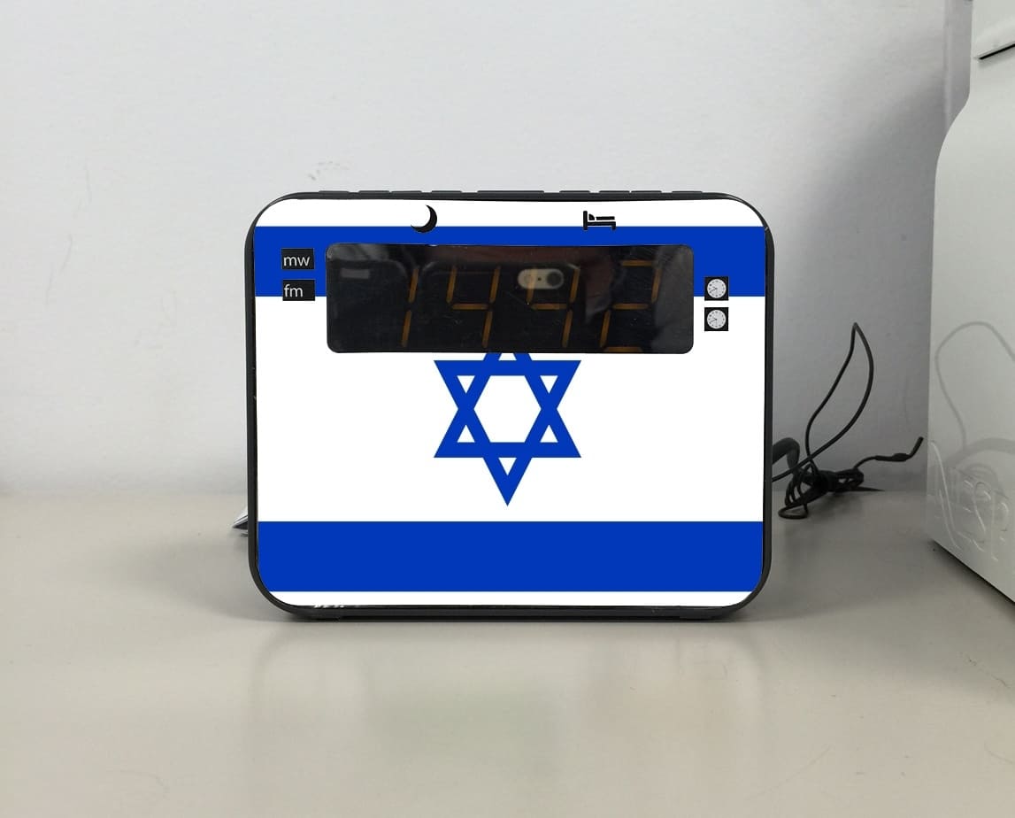 Radio-réveil Drapeau Israel