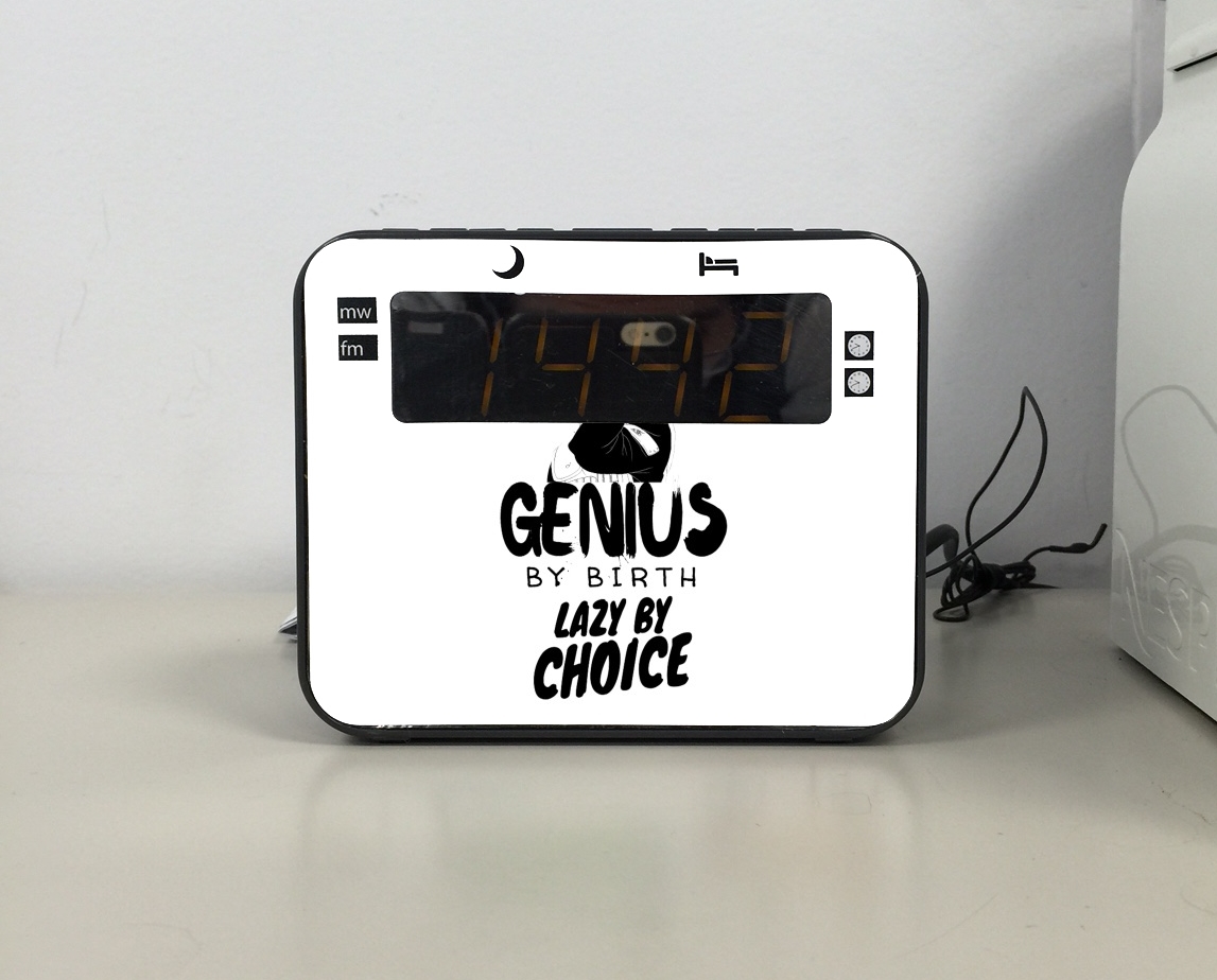 Radio-réveil Genius by birth Lazy by Choice Shikamaru tribute