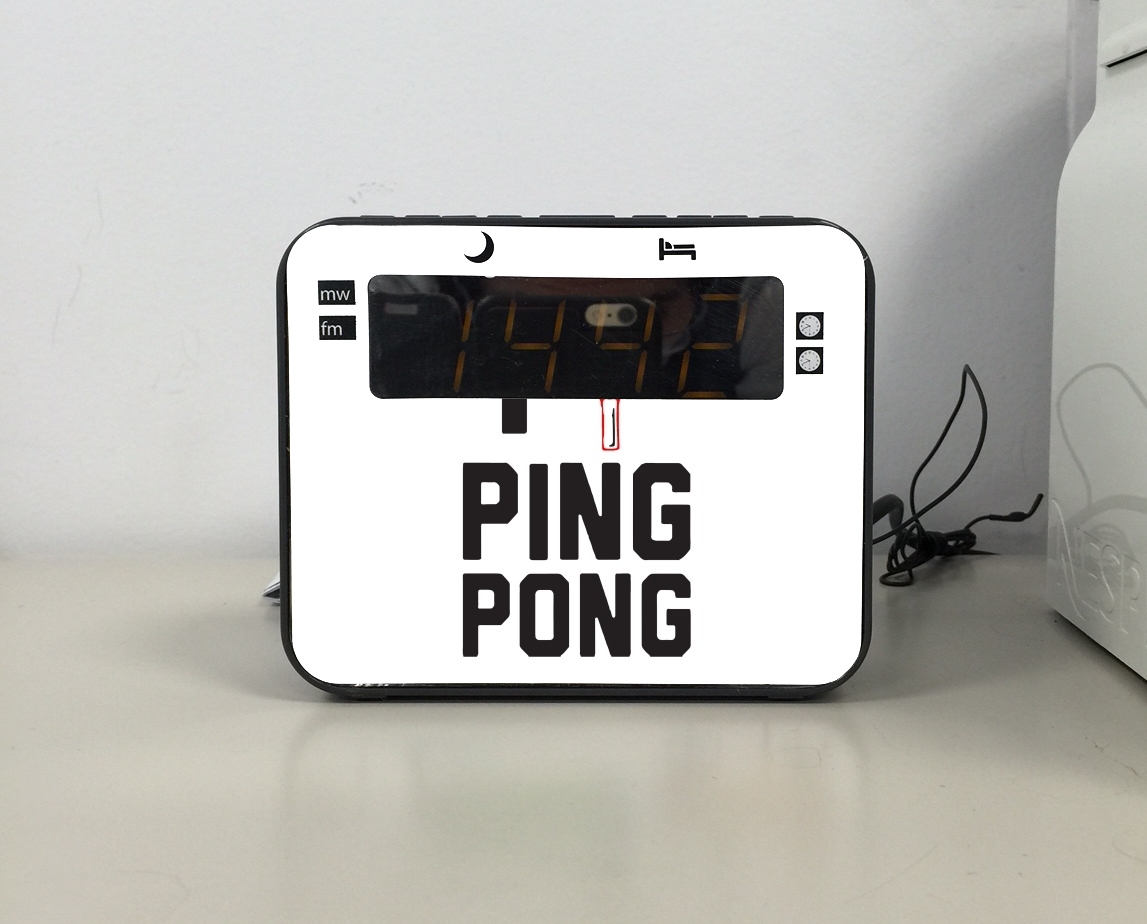 Radio-réveil I love Ping Pong