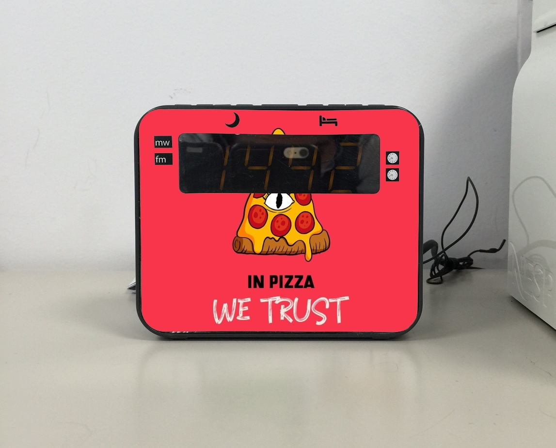 Radio-réveil iN Pizza we Trust