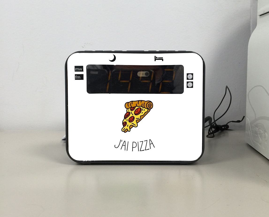Radio-réveil Je peux pas j'ai pizza