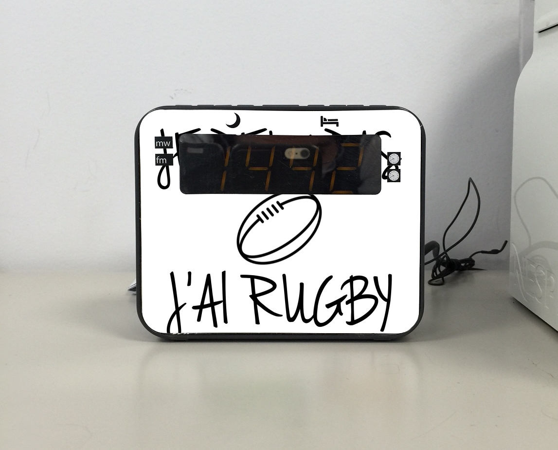 Radio-réveil Je peux pas j'ai rugby