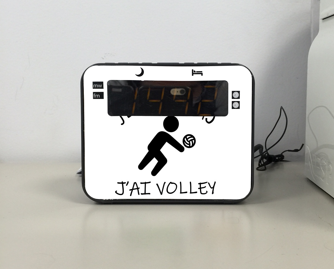 Radio-réveil Je peux pas j'ai volleyball