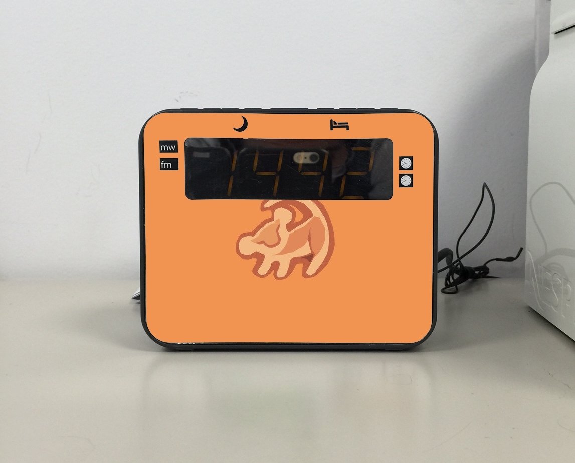 Radio-réveil Lion King Symbol by Rafiki à petits prix