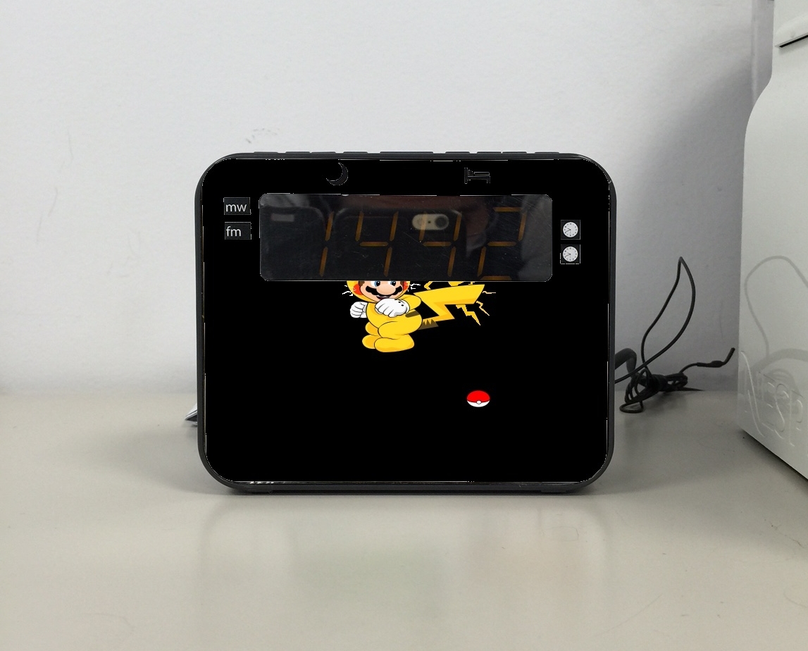 Radio-réveil Mario mashup Pikachu Impact-hoo!