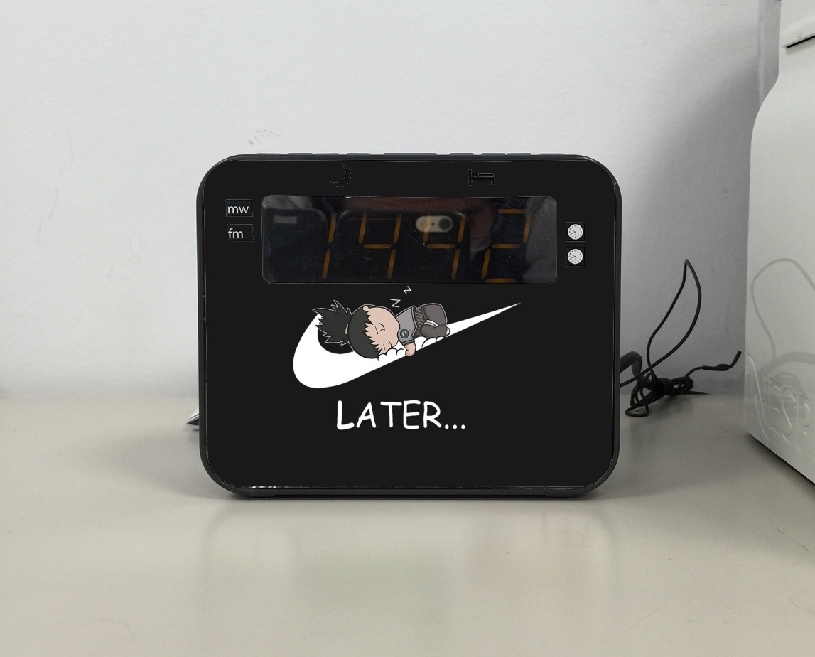 Radio-réveil Nike Parody Just do it Later X Shikamaru