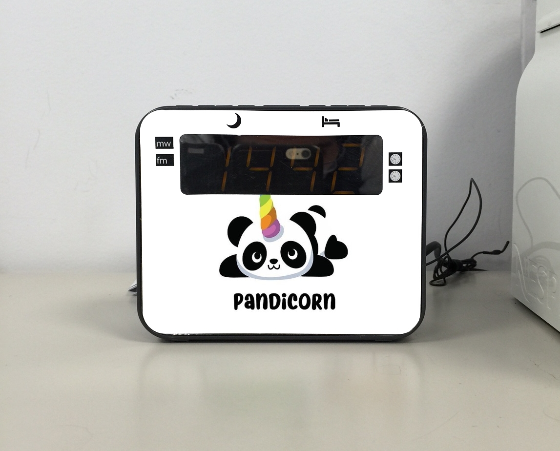 Radio-réveil Panda x Licorne Means Pandicorn