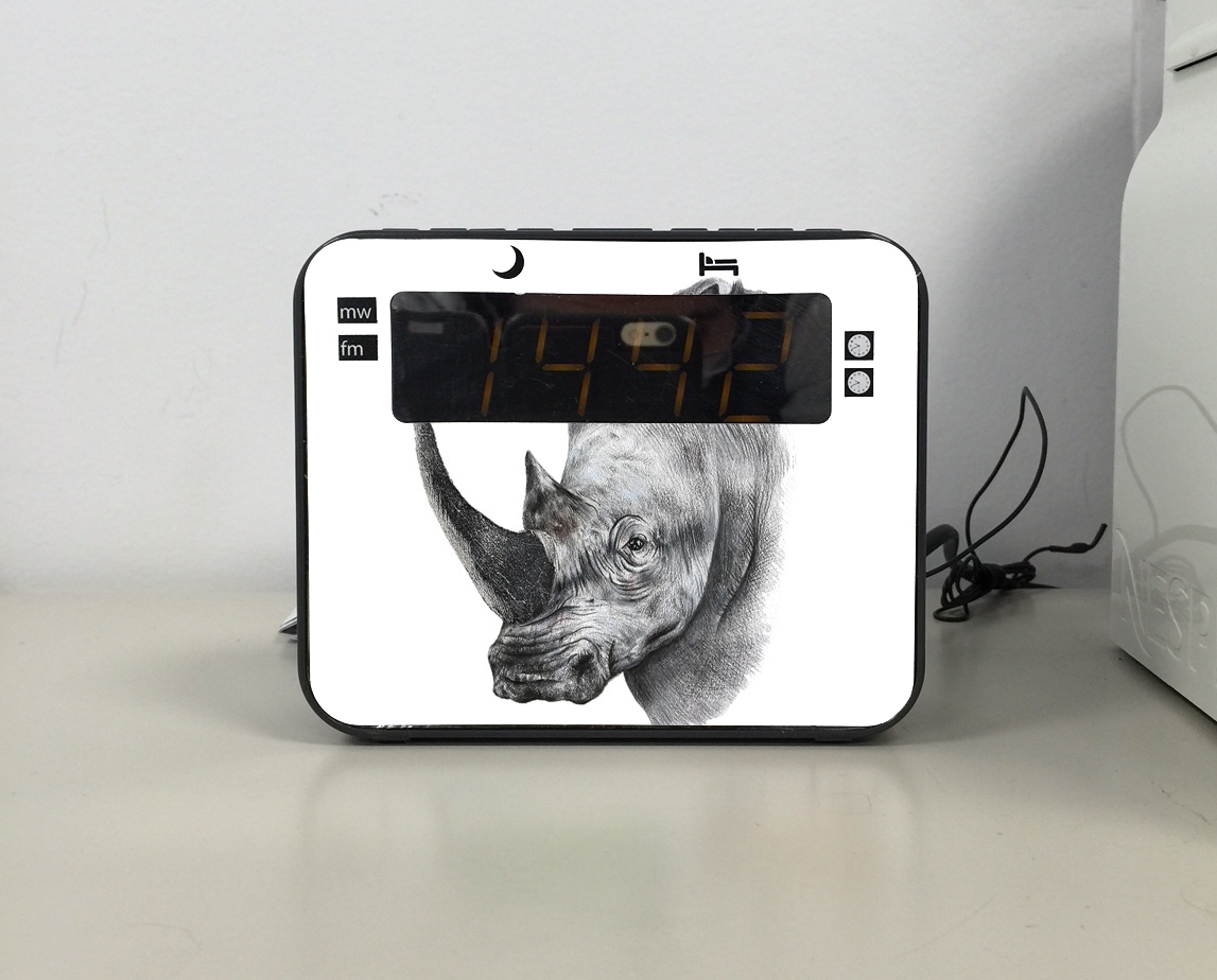 Radio-réveil Rhino Shield Art