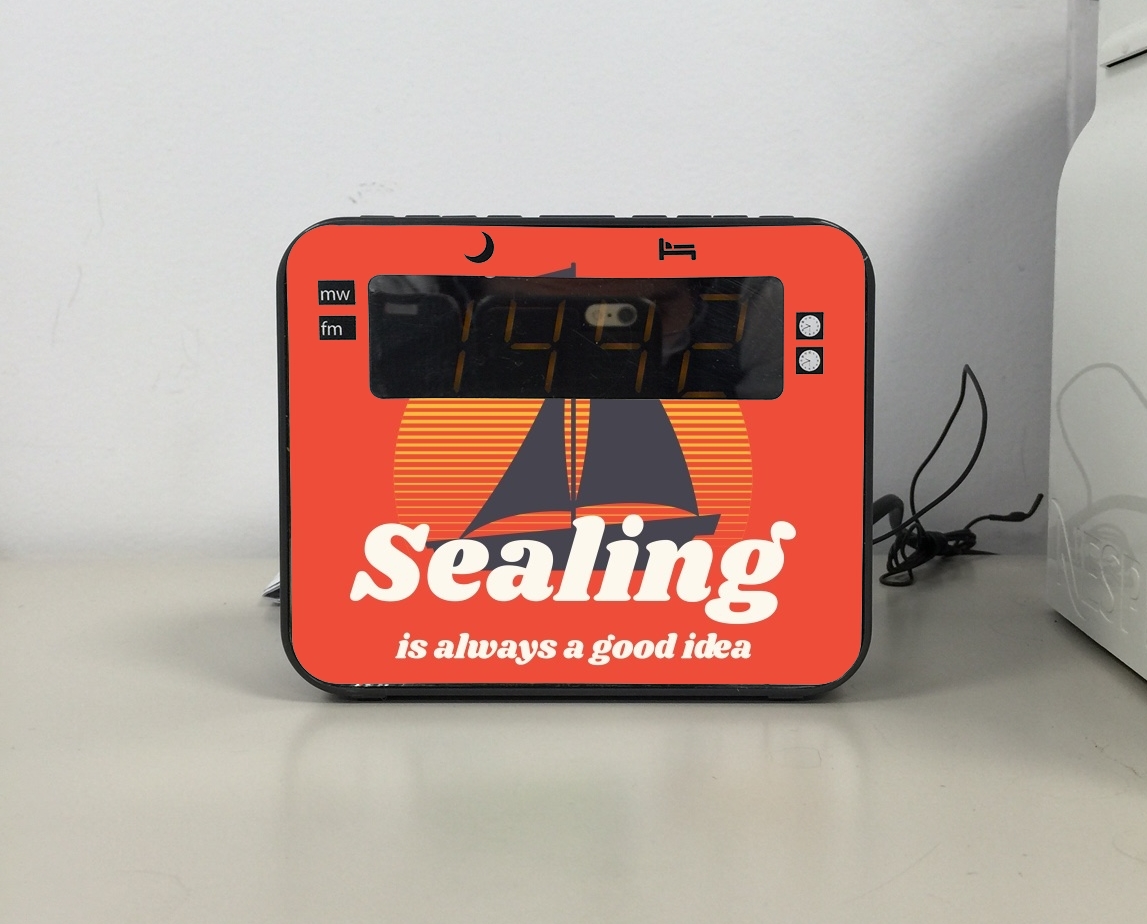Radio-réveil Sealing is always a good idea
