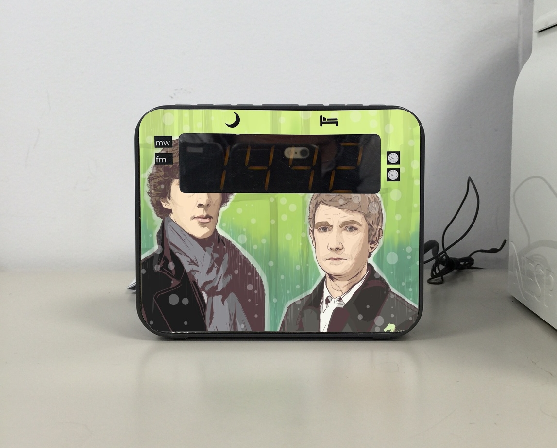 Radio-réveil Sherlock and Watson