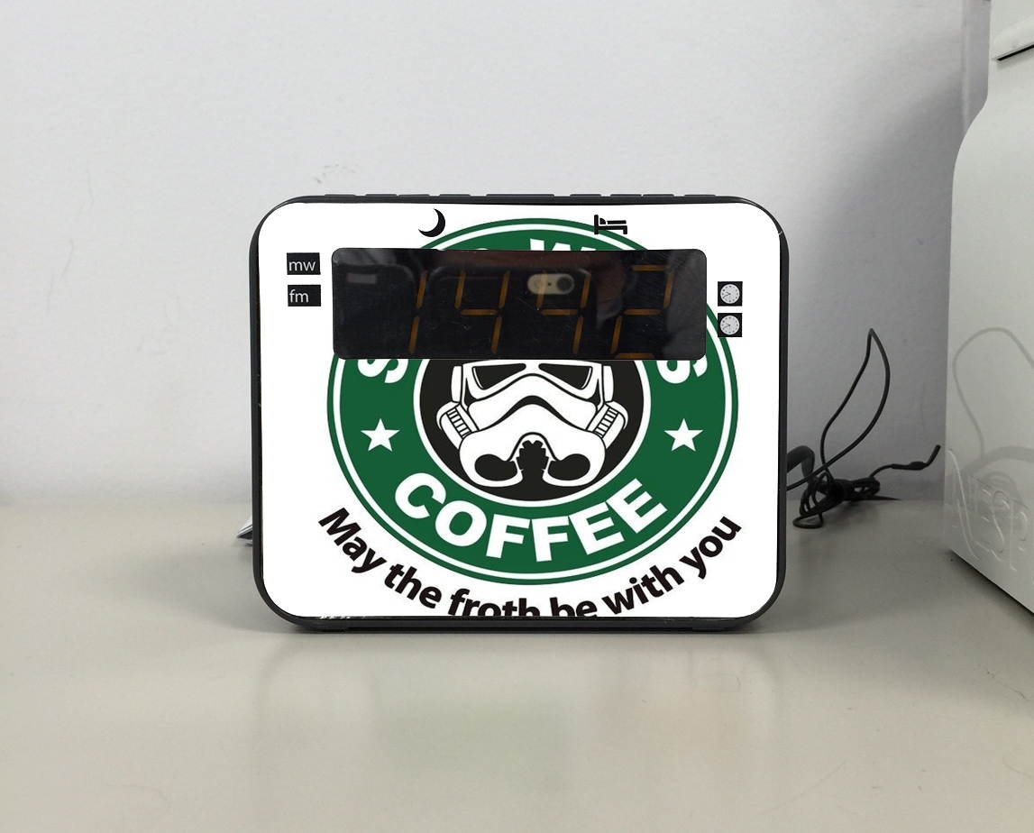 Radio-réveil Stormtrooper Coffee inspired by StarWars