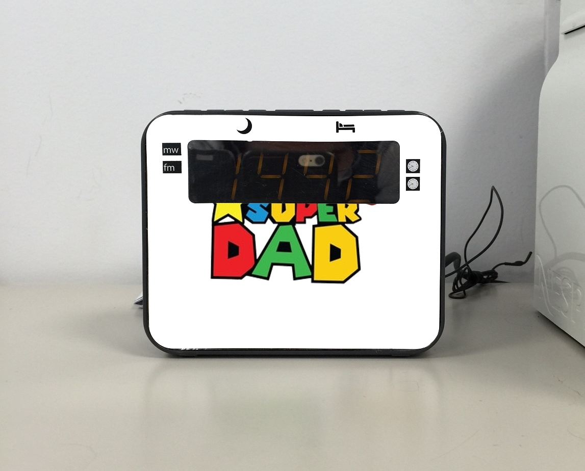Radio-réveil Super Dad Mario humour à petits prix