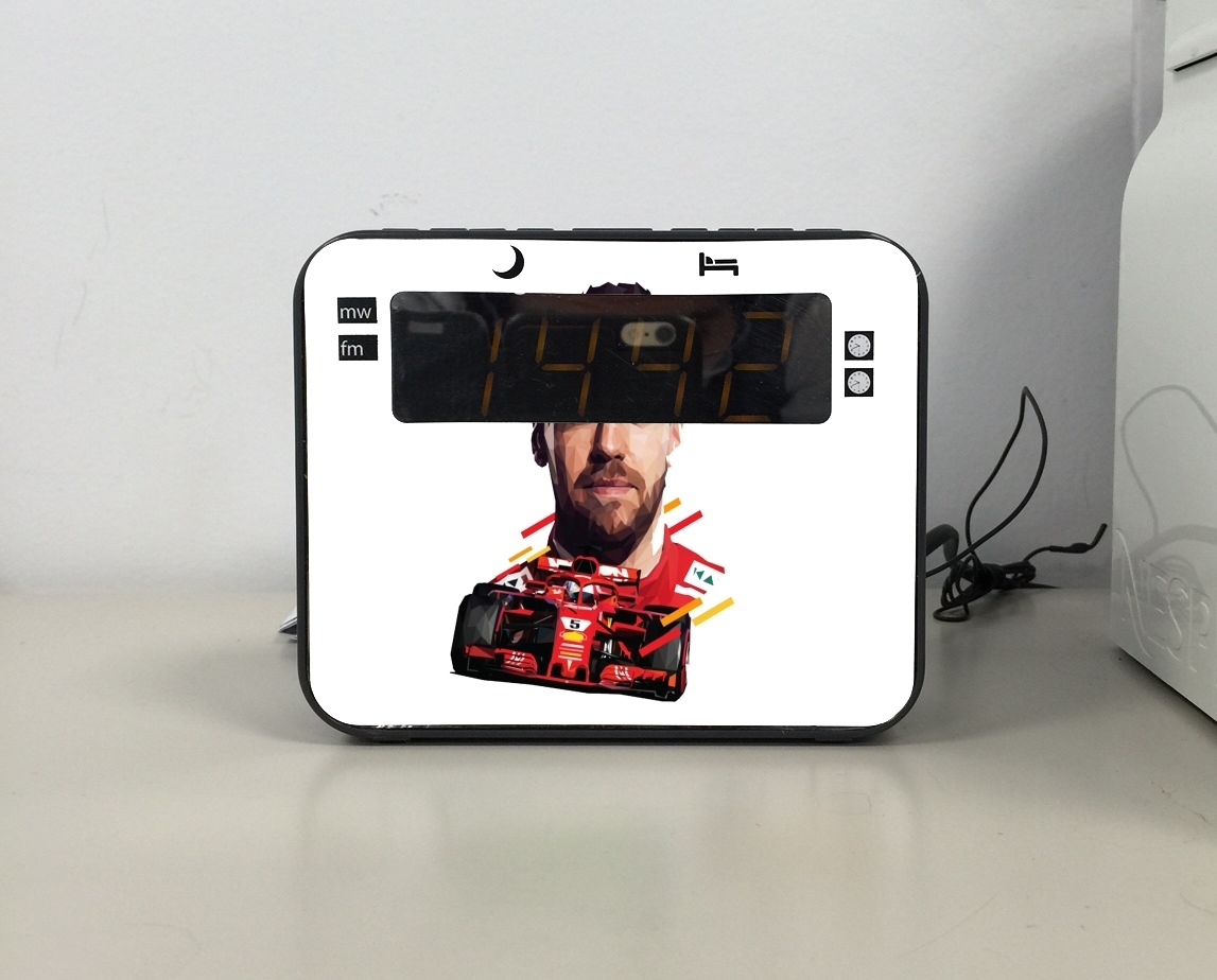 Radio-réveil Vettel Formula One Driver