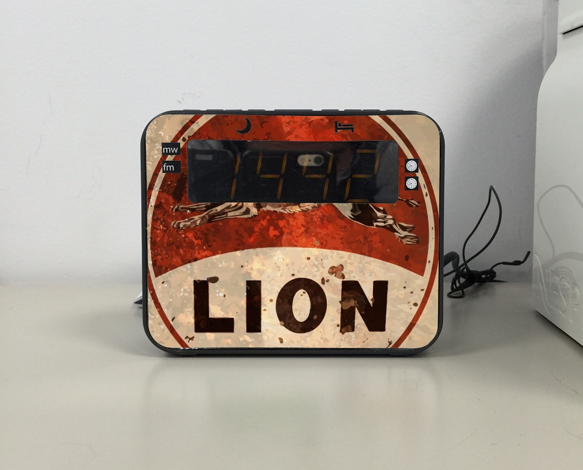 Radio-réveil Vintage Gas Station Lion