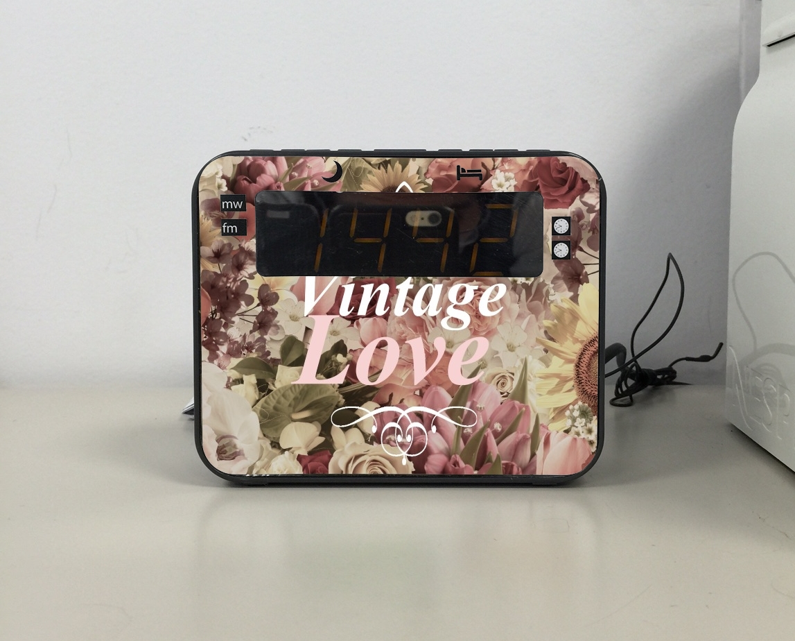 Radio-réveil Vintage Love