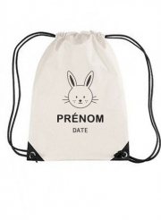sac-gym Tampon annonce naissance Lapin