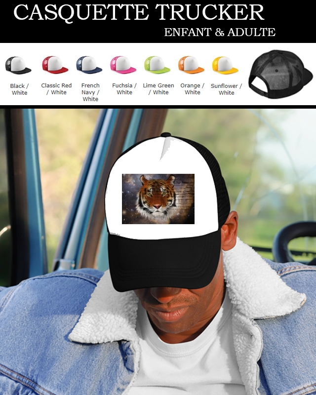 Casquette Abstract Tiger