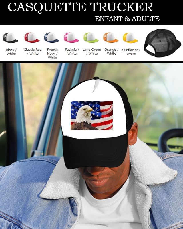Casquette American Eagle and Flag