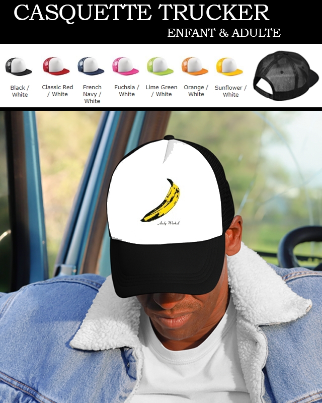 Casquette Andy Warhol Banana