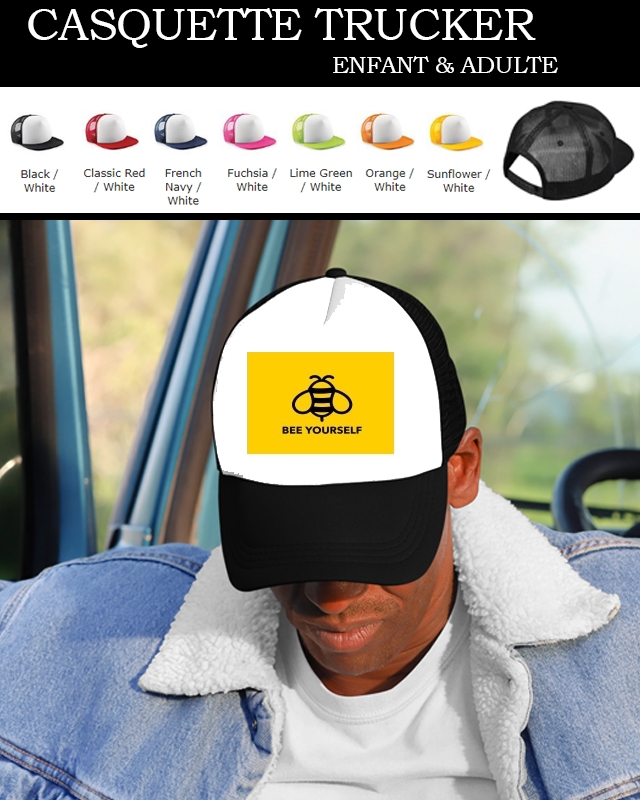 Casquette Bee Yourself Abeille