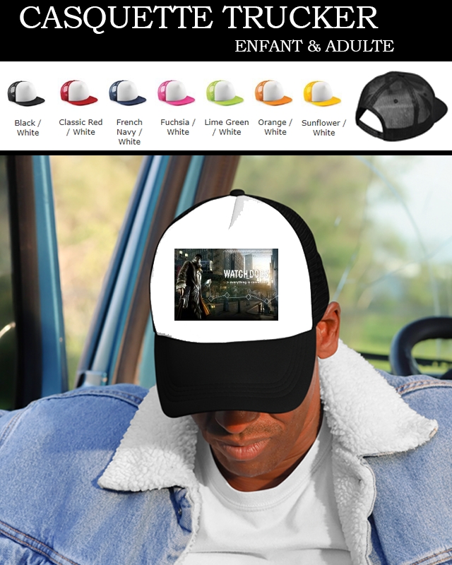 Casquette Watch Dogs Everything is connected