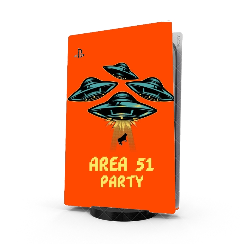 Autocollant Area 51 Alien Party
