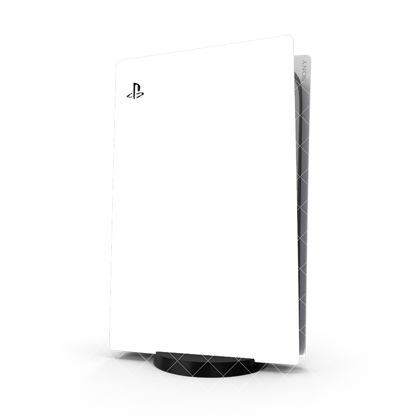 Autocollant Playstation 5 - Stickers PS5 Blanc