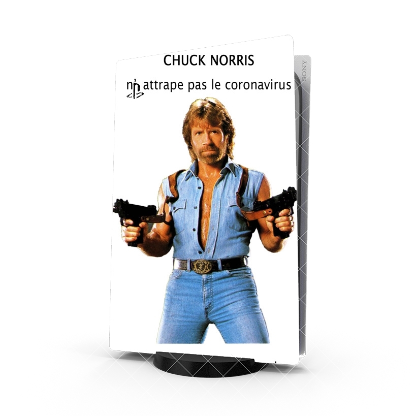 Autocollant Chuck Norris Against Covid