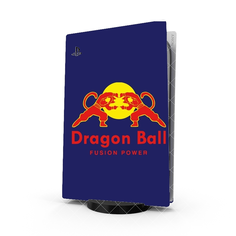 Autocollant Playstation 5 - Stickers PS5 Dragon Joke Red bull