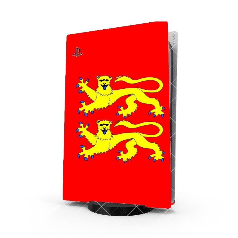 Autocollant Playstation 5 - Stickers PS5 Drapeau Normand