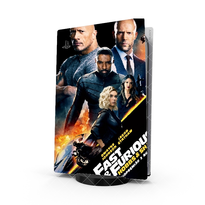 Autocollant fast and furious hobbs and shaw
