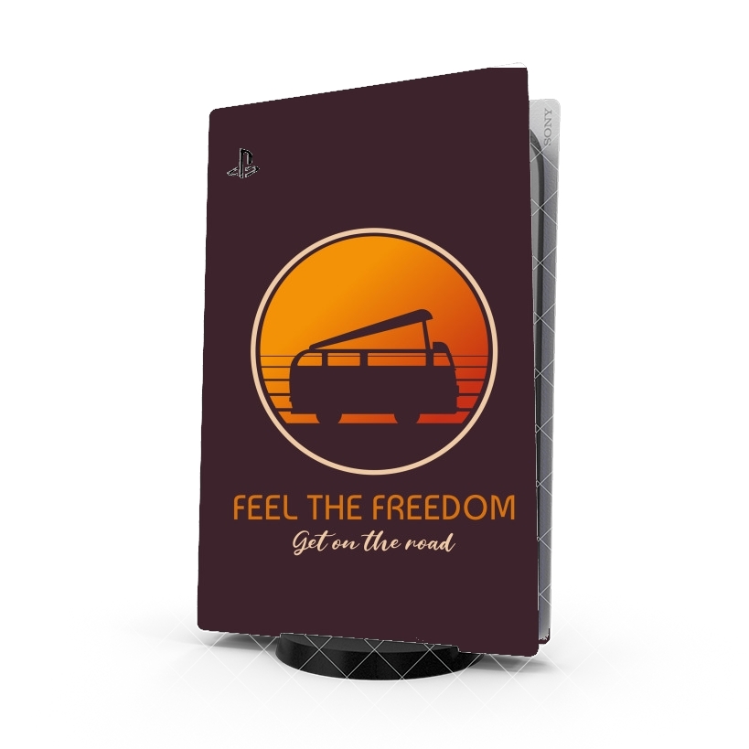 Autocollant Feel The freedom on the road