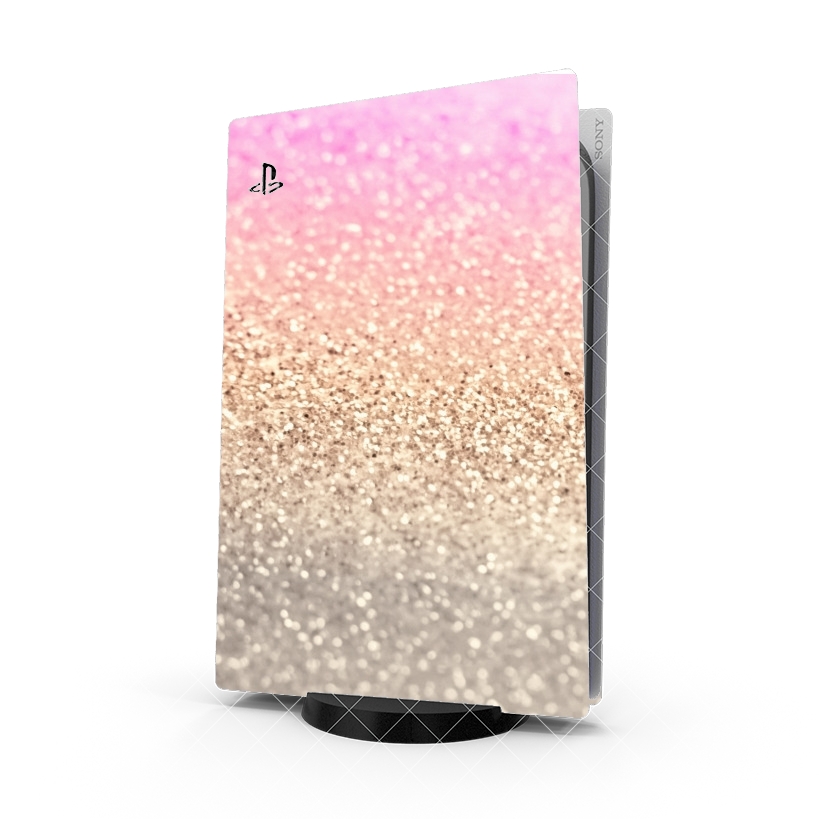 Autocollant Playstation 5 - Stickers PS5 Gatsby Glitter Pink