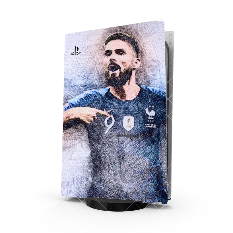 Autocollant Giroud The French Striker