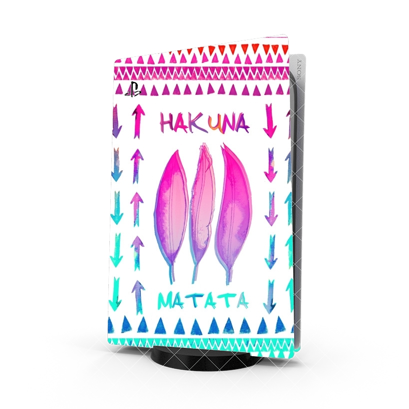 Autocollant Playstation 5 - Stickers PS5 HAKUNA MATATA