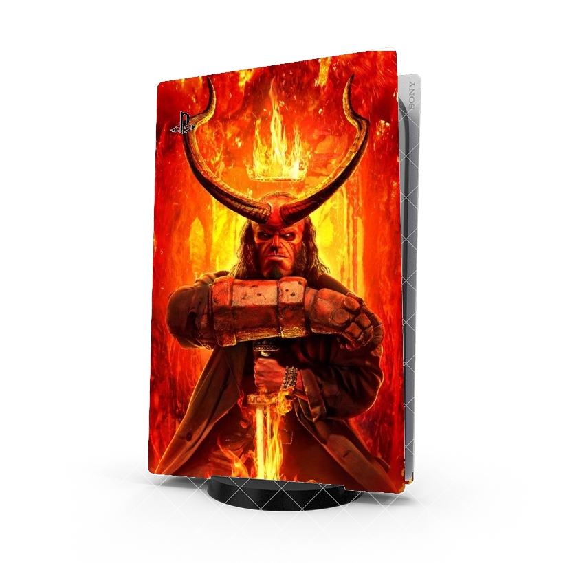 Autocollant Hellboy in Fire