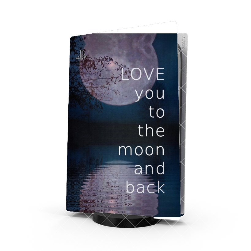 Autocollant I love you to the moon and back