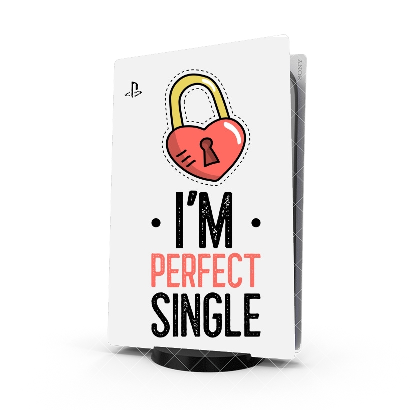 Autocollant Im perfect single - Cadeau pour célibataire