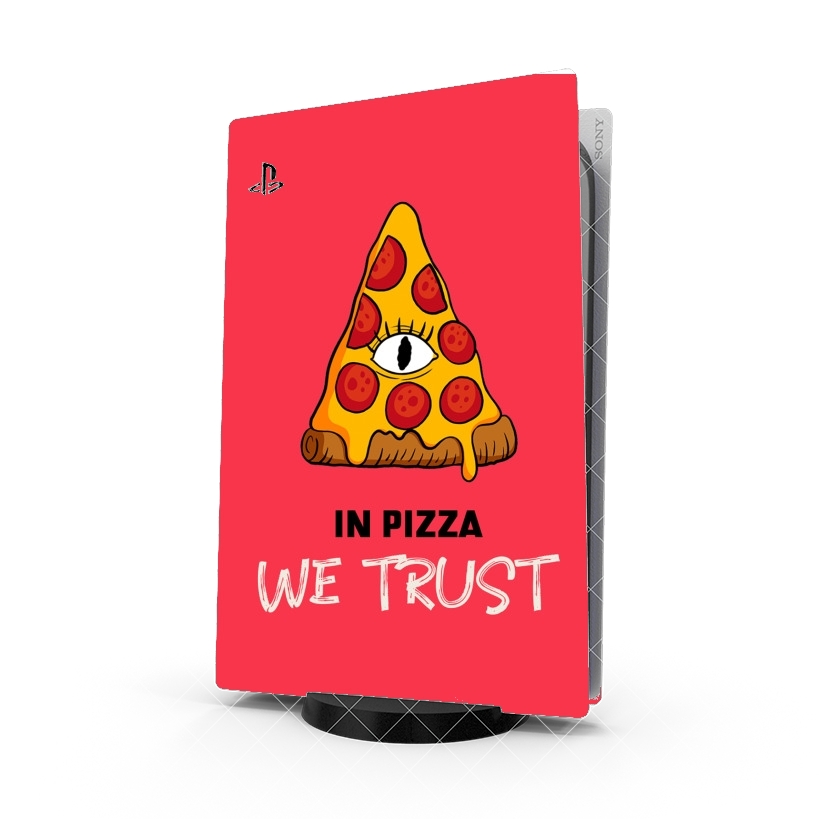 Autocollant iN Pizza we Trust
