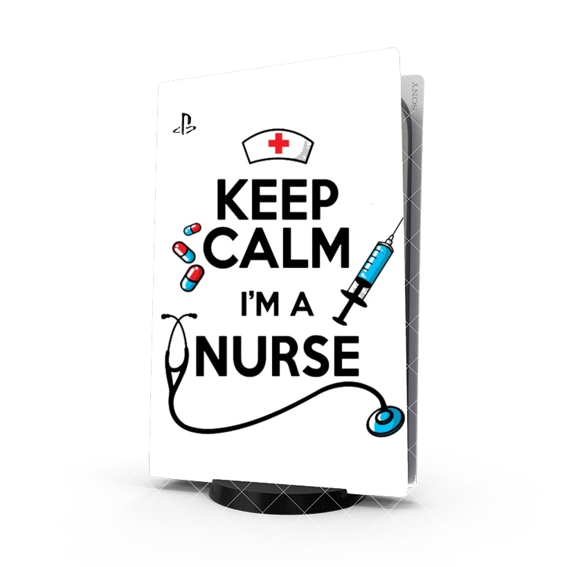Autocollant Keep calm I am a nurse