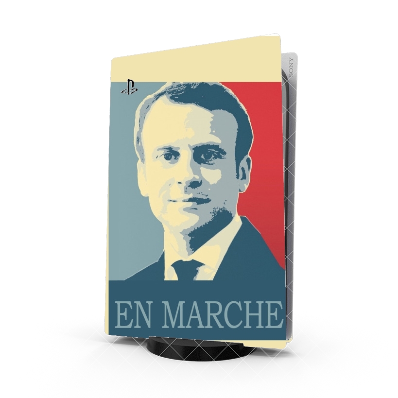 Autocollant Macron Propaganda En marche la France