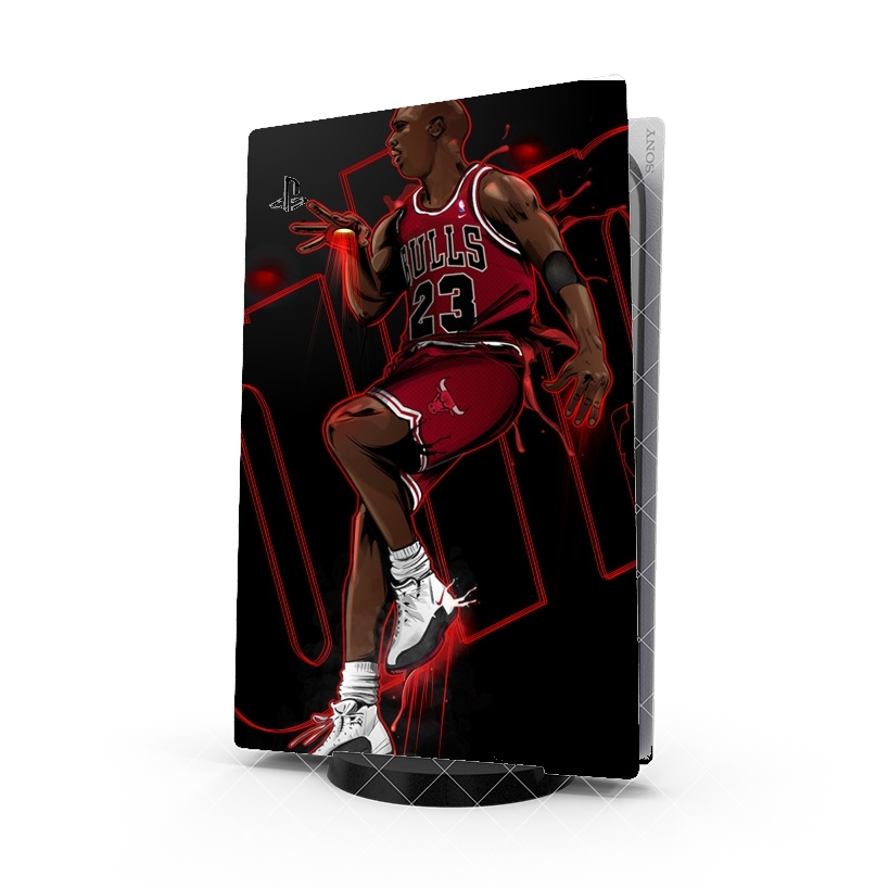 Autocollant Playstation 5 - Stickers PS5 Michael Jordan
