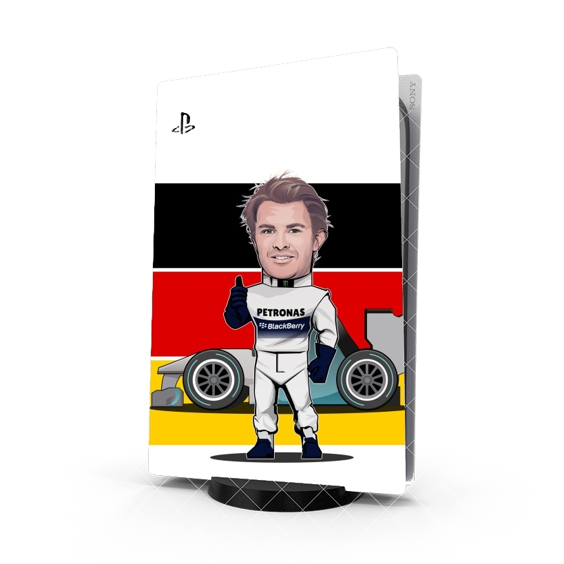 Autocollant MiniRacers: Nico Rosberg - Mercedes Formula One Team