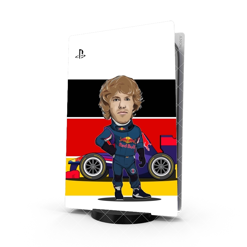 Autocollant MiniRacers: Sebastian Vettel - Red Bull Racing Team
