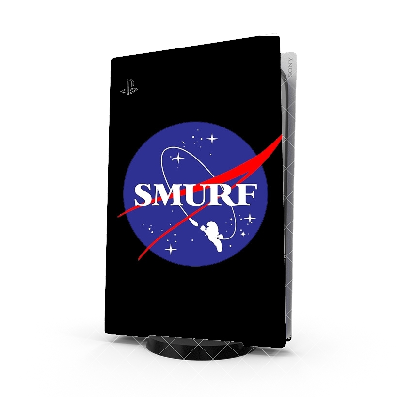 Autocollant Nasa Parodie Smurfs in Space