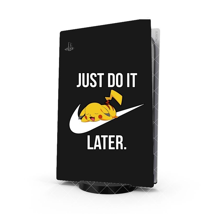 Autocollant Nike Parody Just Do it Later X Pikachu
