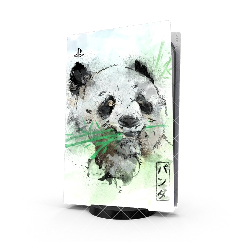 Autocollant Panda Watercolor
