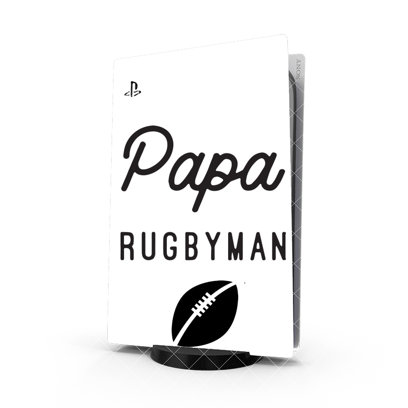 Autocollant Papa Rugbyman