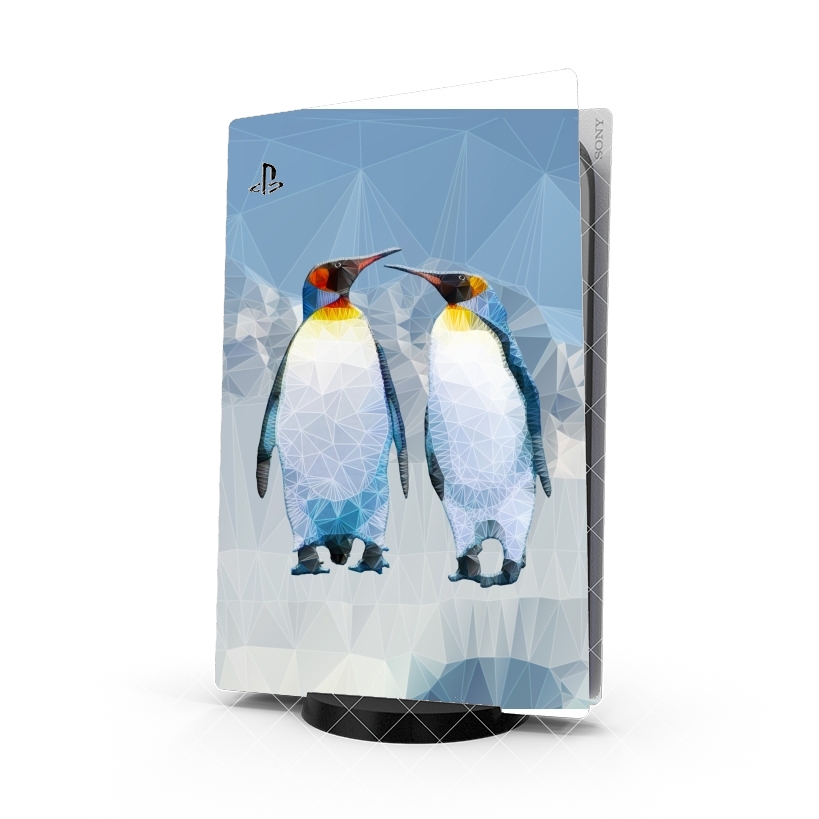 Autocollant Pingouin Love