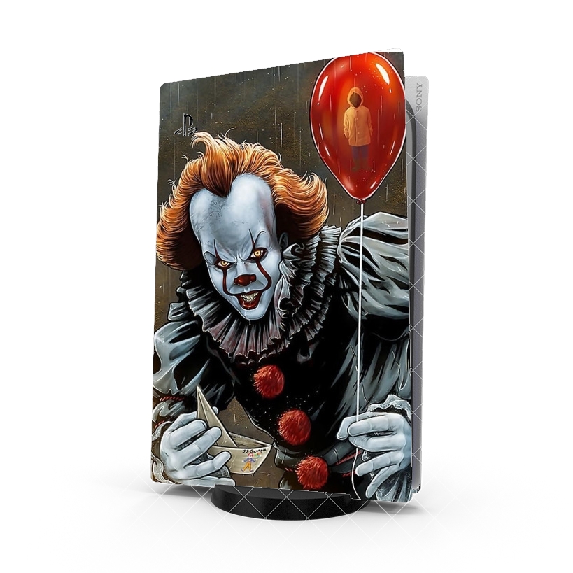 Autocollant Pennywise Ca Clown Red Ballon
